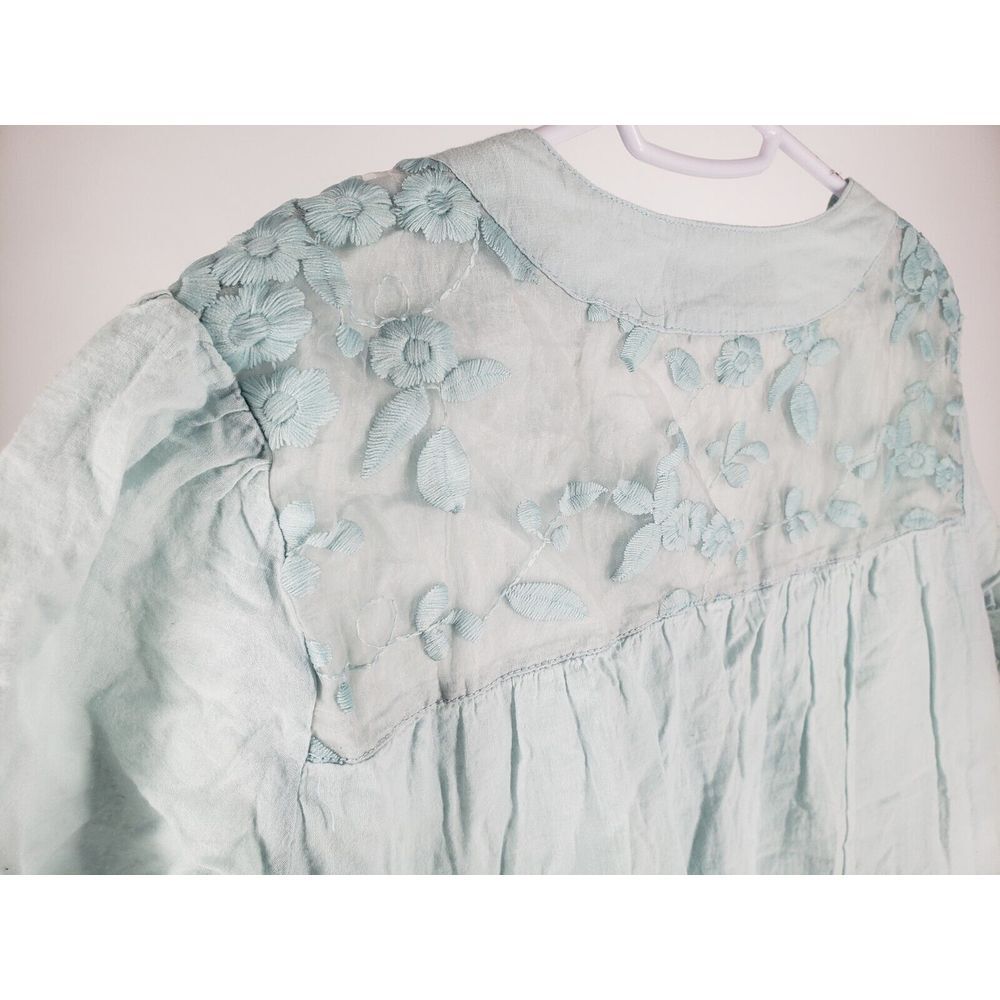 Gracila Delicate Embroidered Lace Mesh Cottagecore Floral European‎ Sty Size 4XL - Picture 3 of 8
